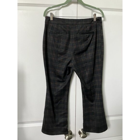 Laundry by Shelli Segal Pants Womens 8 Plaid Bootcut Cropped Fall Transitional - Picture 2 of 7
